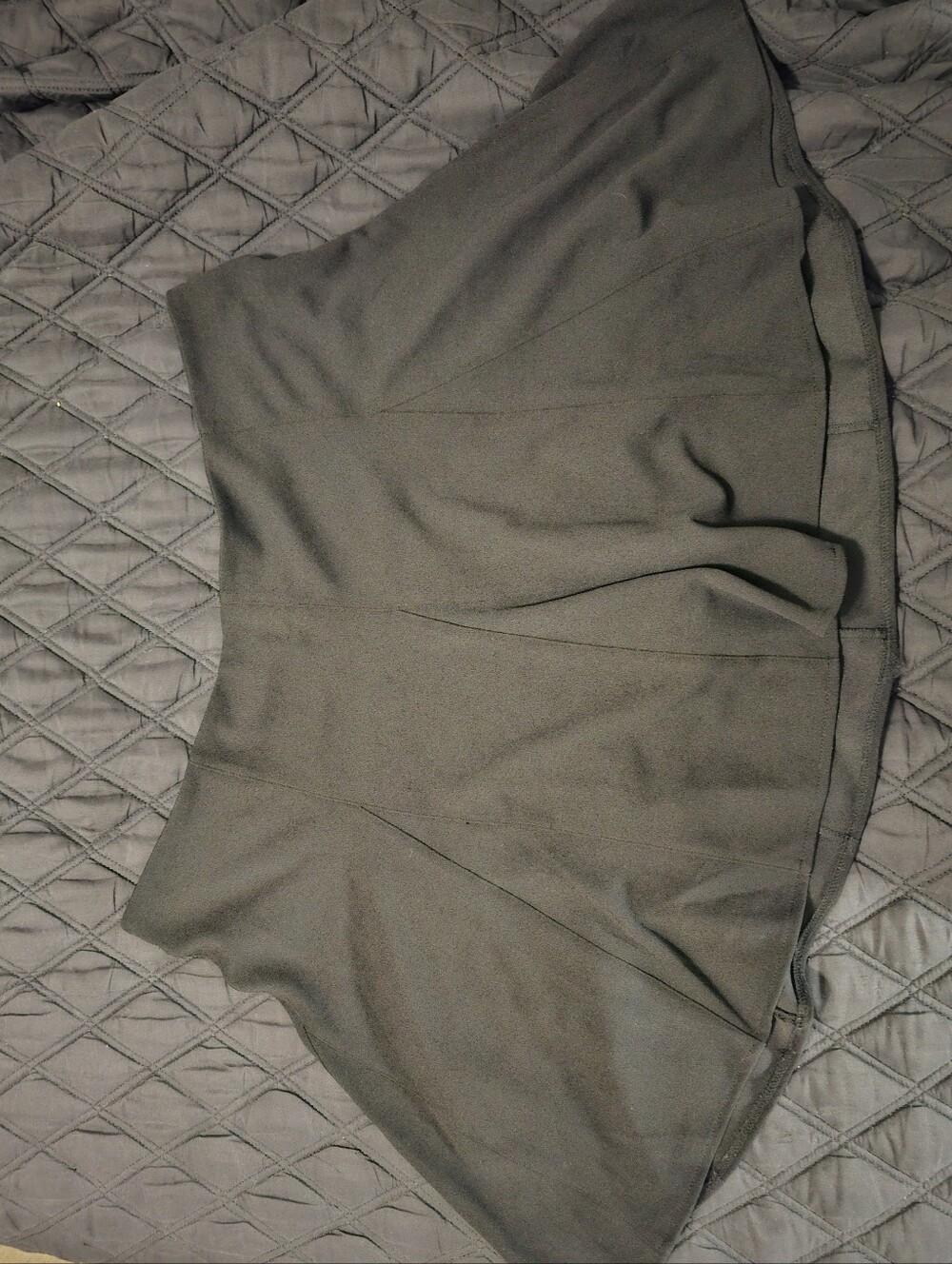 Women's Black Flared Skort